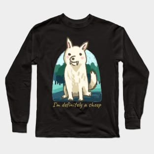 Cute wolf is a sheep Long Sleeve T-Shirt